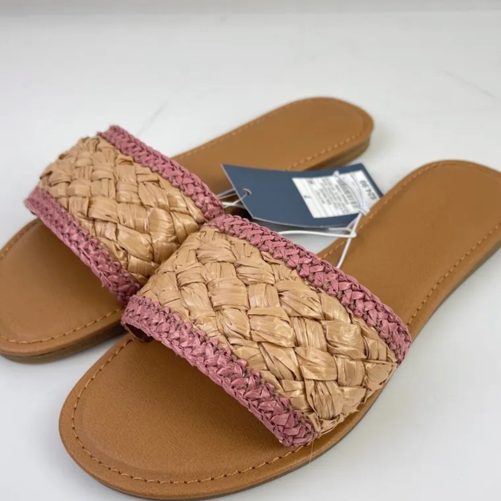 Women's Dez Woven Slide Sandals - Universal Thread™ Sz 8.5 - Picture 3 of 3